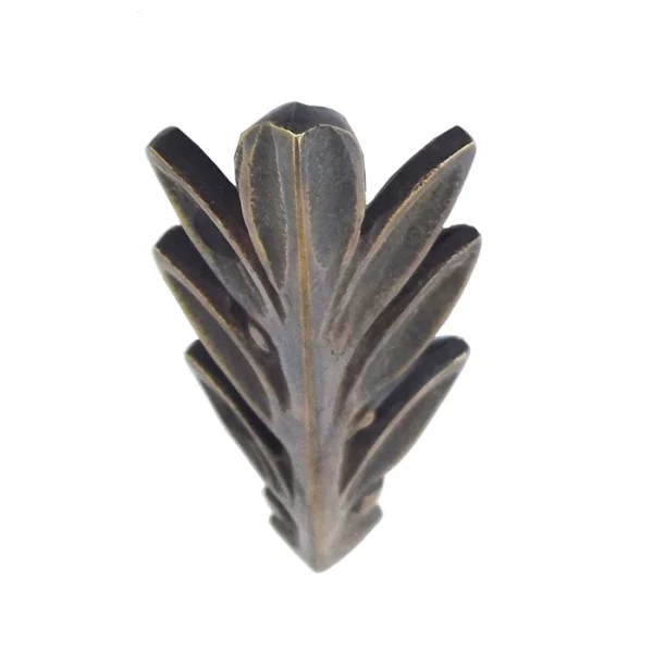 Ornaterra Olive Leaf Brass Corner Protector – 85mm - Image 3