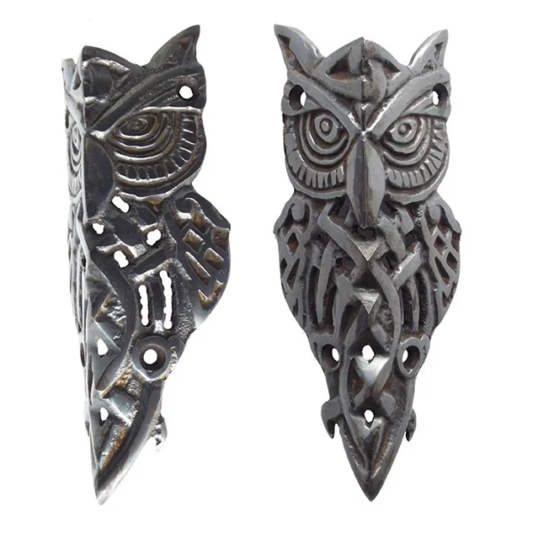 113mm Owl Ornate Solid Brass Furniture Corner Protector – Decorative Skirting Guard